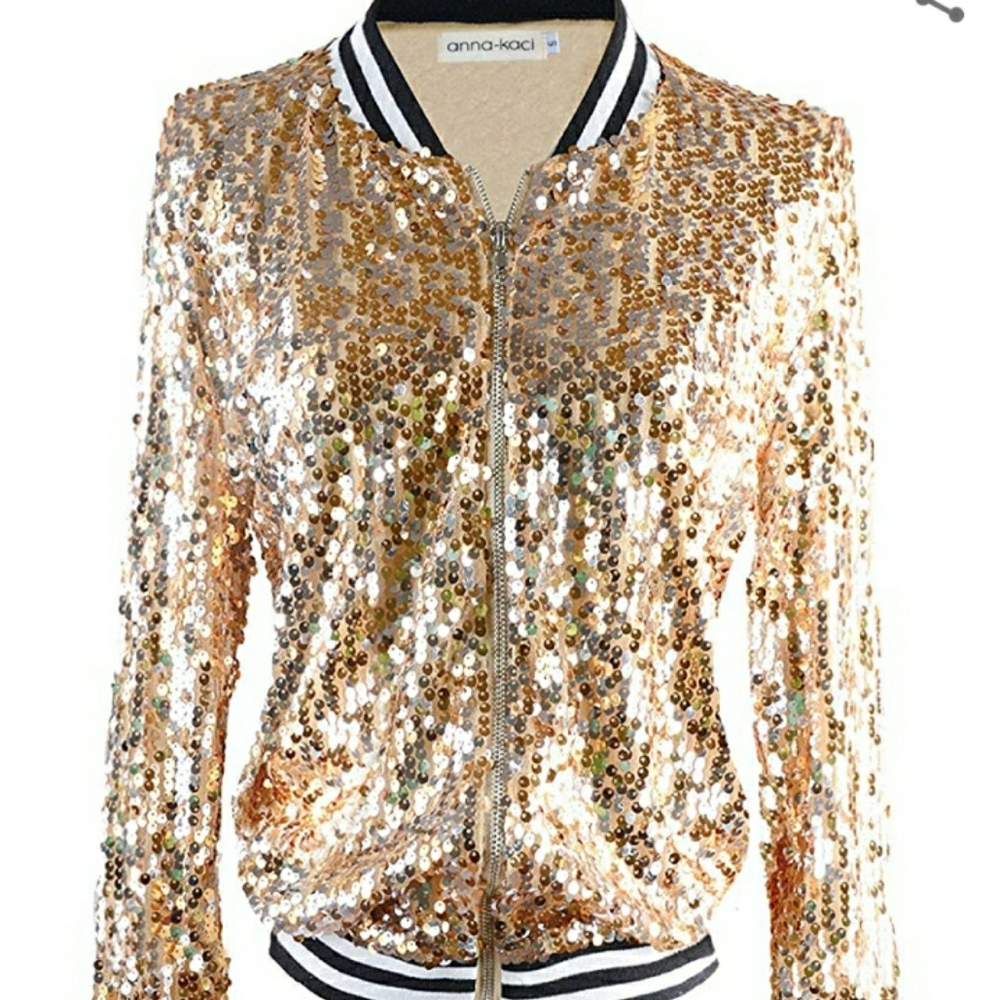 Gold sequen jacket